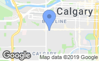 Map of Forest Lawn, AB
