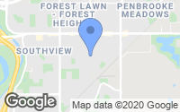 Map of Forest Lawn, AB